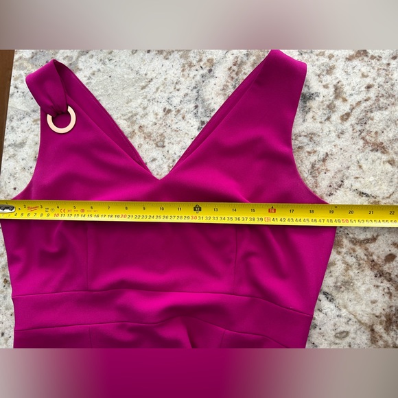 Ivanka Trump Fuchsia dress.   Size 12 midi - Picture 4 of 5